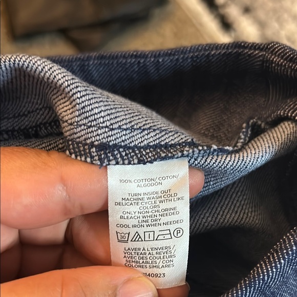 LOFT Blue Flare Wide Leg Jeans with Classic Stitching ZIZE 12 Petite - Picture 6 of 9